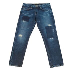 Big Star Patchwork Skinny Jeans Size 28 Rigid Denim
